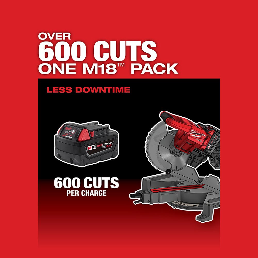 Milwaukee 2733-20 M18 FUEL 18V 7-1/4" Dual Bevel Sliding Miter Saw - Bare Tool - Image 5
