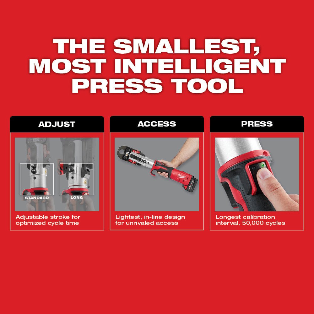Milwaukee 2773-20L M18 18V FORCE LOGIC Long Throw Press Tool Kit - Recon - Image 6
