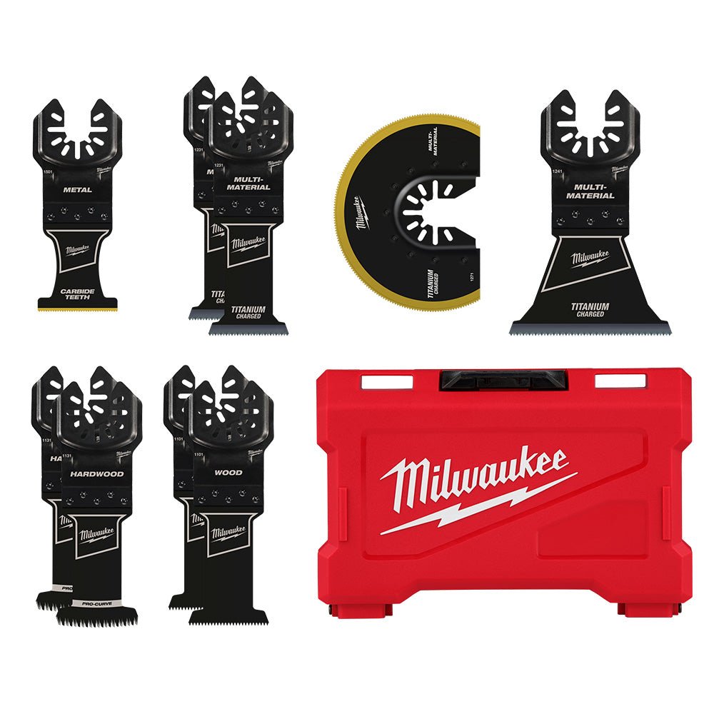 Milwaukee 49-10-9113 OPEN-LOK Oscillating Multi-Tool Blade Set Kit - 9 PC - Image 8