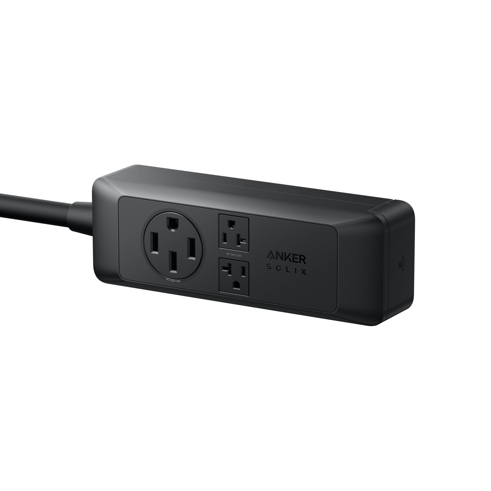 Anker SOLIX A17E1141-83 E10 120V/240V Power Strip, Daily Power Output for E10, 1X NEMA4-50 (9,600W) + 2x NEMA 5-20 (2,400W Each), No Transfer Switch Needed - Image 2