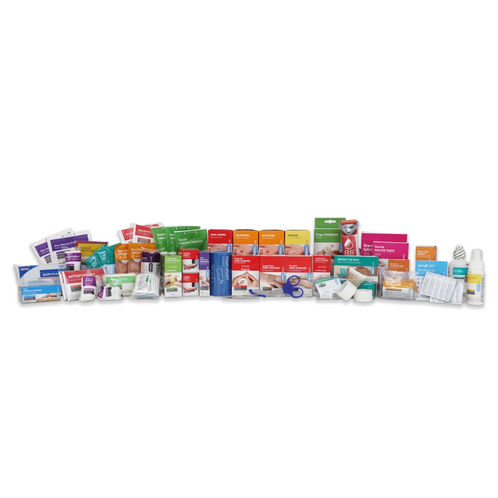 150 Person First Aid Cabinet – ANSI Class B 4 Shelf Metal Wall Mount (SF150BMT) - Image 2