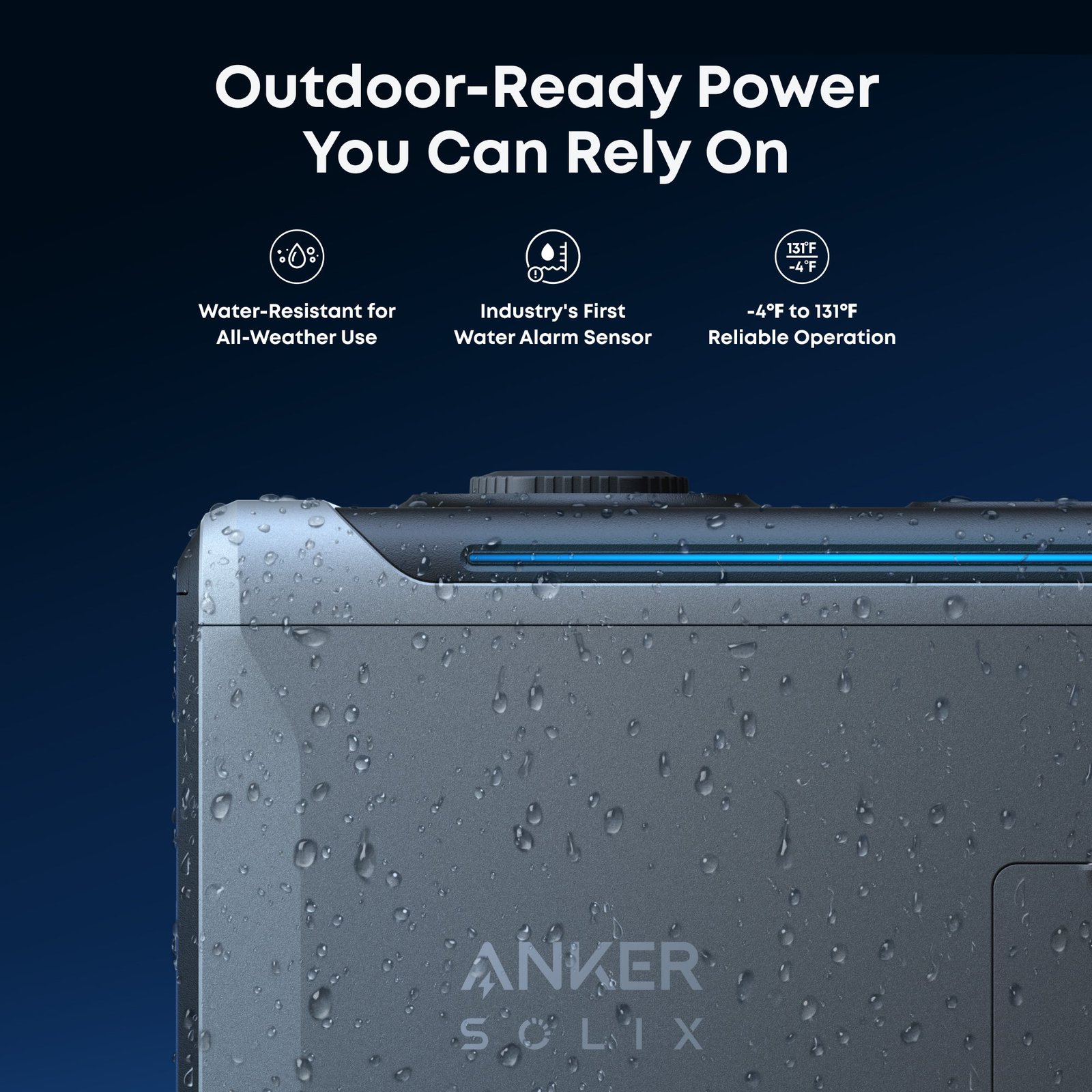 Anker SOLIX A7320J40 Smart Generator 5500 (Tri-Fuel) | 5X Backup Time | Smart Control & Outdoor-Ready - Image 4