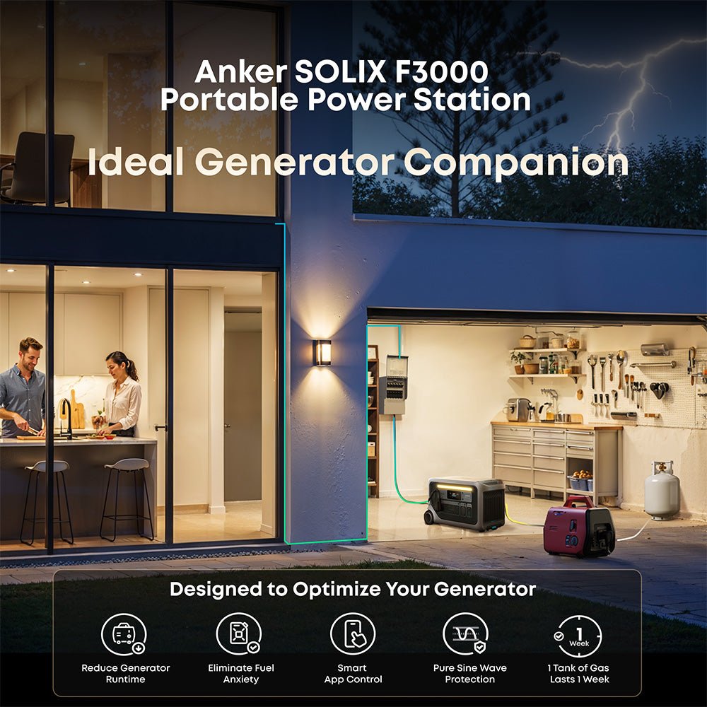 DuroMax XP7000iHT and Anker SOLIX F3000 + PS400+120V Adapter Bundle - Image 2