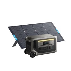Anker SOLIX F3000 Portable Power Station 3,072Wh 3,600W with 400W Solar Panel