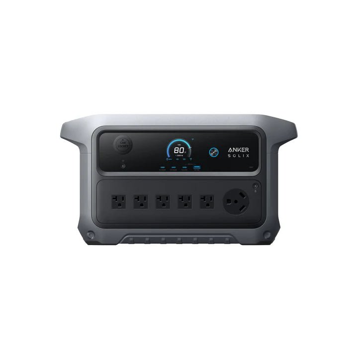 Anker SOLIX B17831A4 C2000 Gen 2 Portable Power Station 2048Wh w/ 200W Solar Panel - Image 2