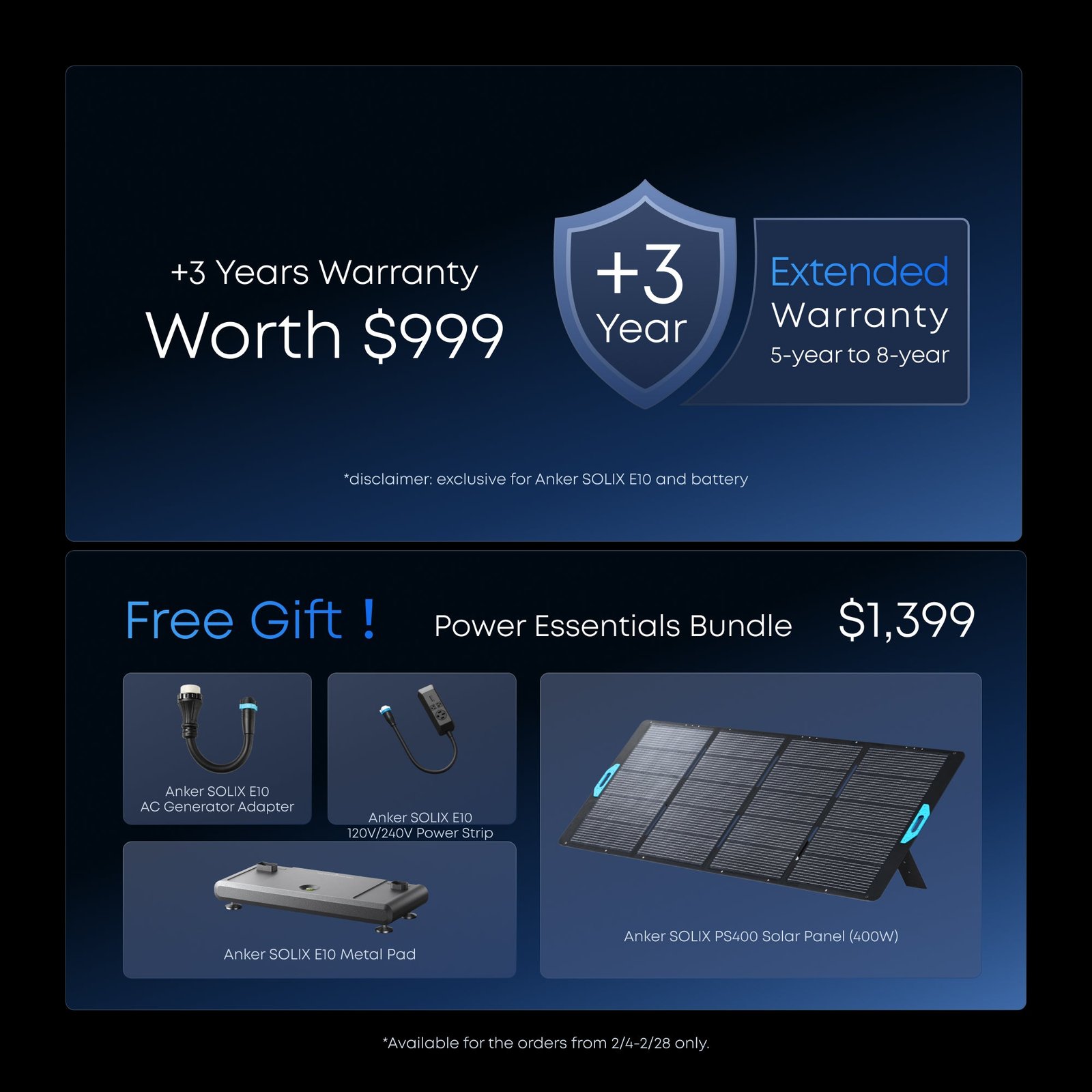 Anker SOLIX B17E1144 E10 Whole Home Backup System | 12 kWh LiFePO4 Battery | 10-30kW Turbo Output | Smart Grid & Storm-Guard - Image 7