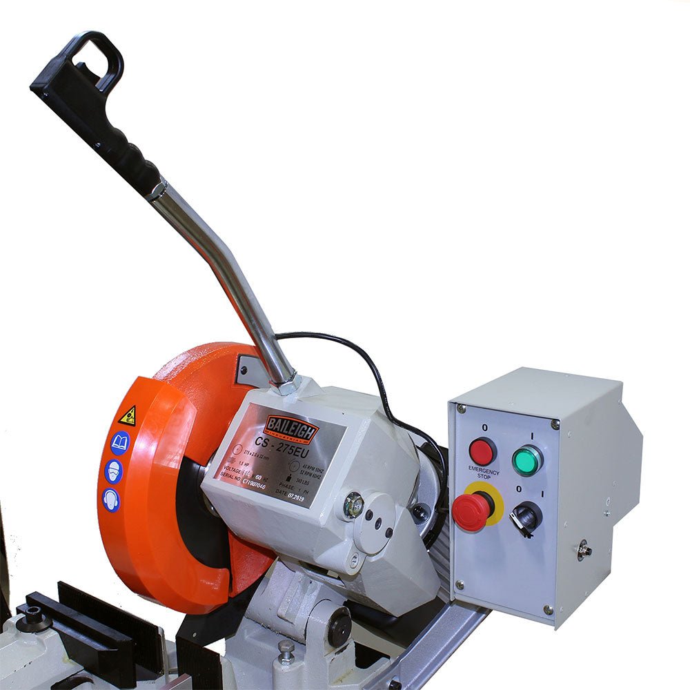 Baileigh 1002434 CS-275EU 110V 1HP 11" Manual Cold Saw w/ Cast Iron Base - Image 6