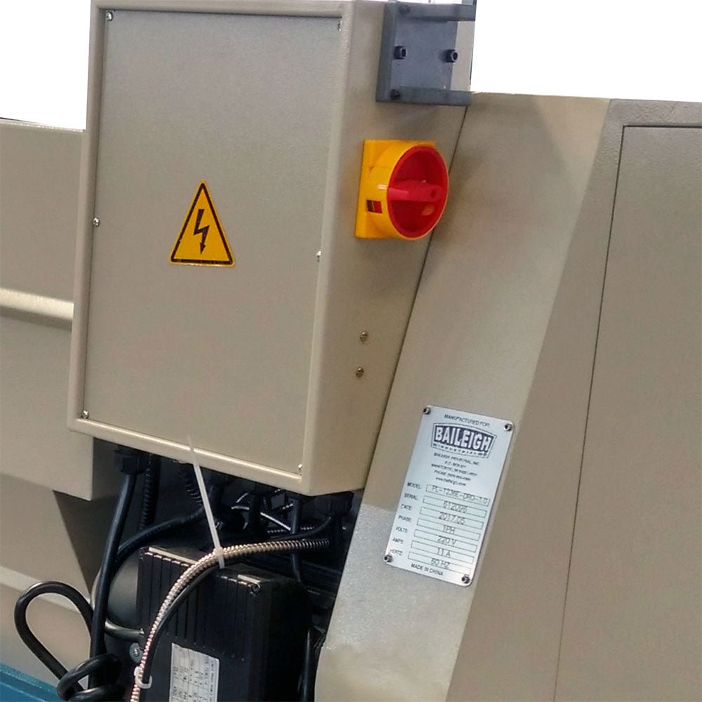 Baileigh 1016617 PL-1236E-DRO-1.0 220V 1PH Variable Speed Metal Lathe - Image 5