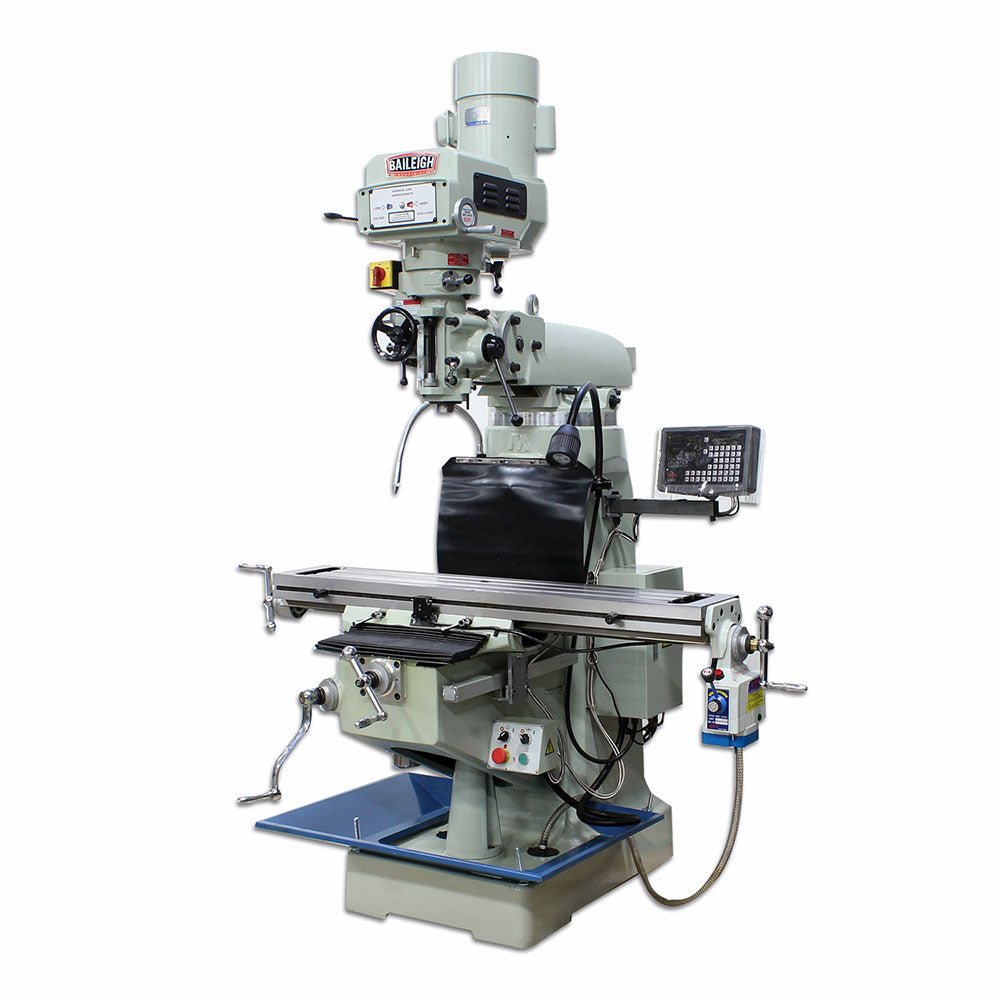Baileigh 1019108 VM-949E-VS 220V Vertical Mill w/ Variable Spindle Speed