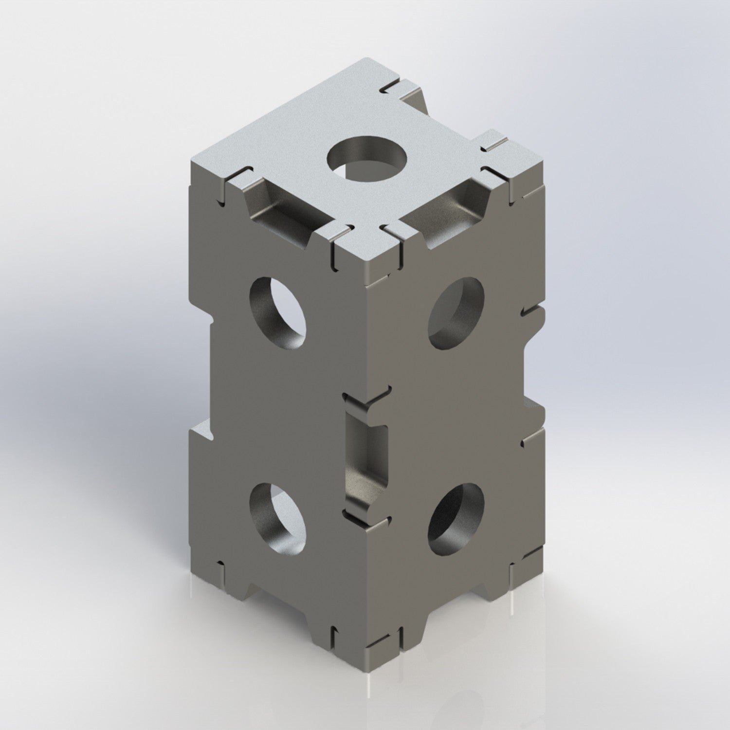 Baileigh WJT-SB422UW-16 4" x 2" x 2" Weld Together Square Block