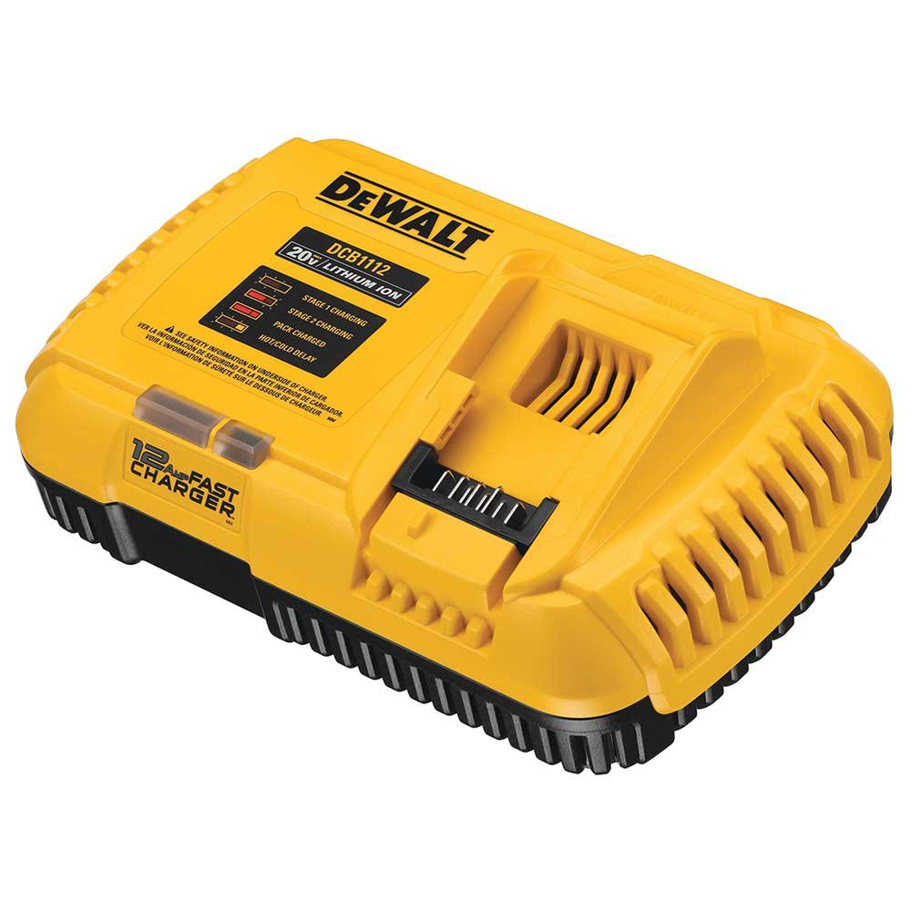 DeWALT DCB1112 12 Amp Double Insulated Design Fast Charger - Image 2