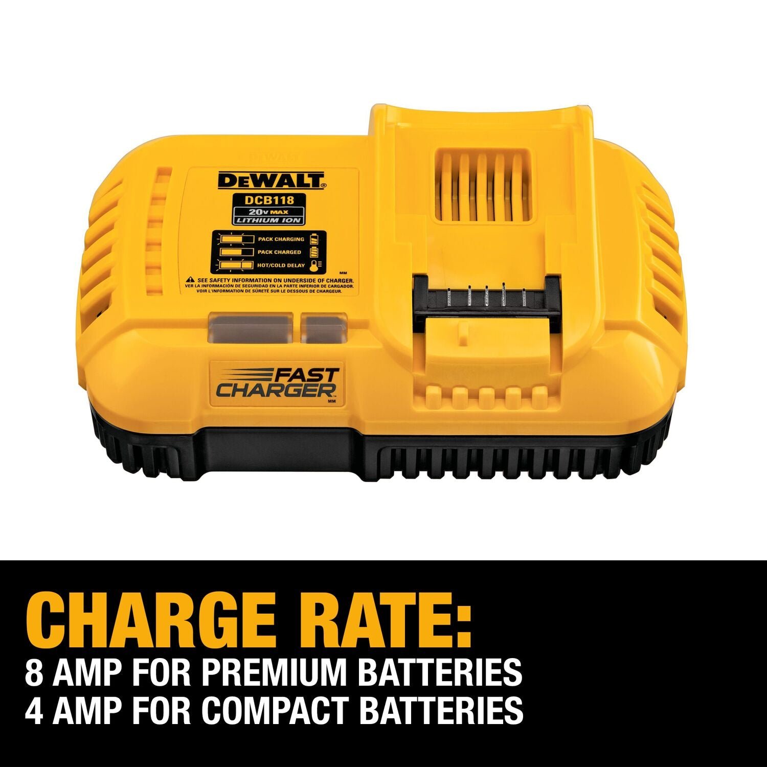 Dewalt DCB609C FLEXVOLT 20V/60V MAX 9.0-Ah Battery w/ Charger - Image 5