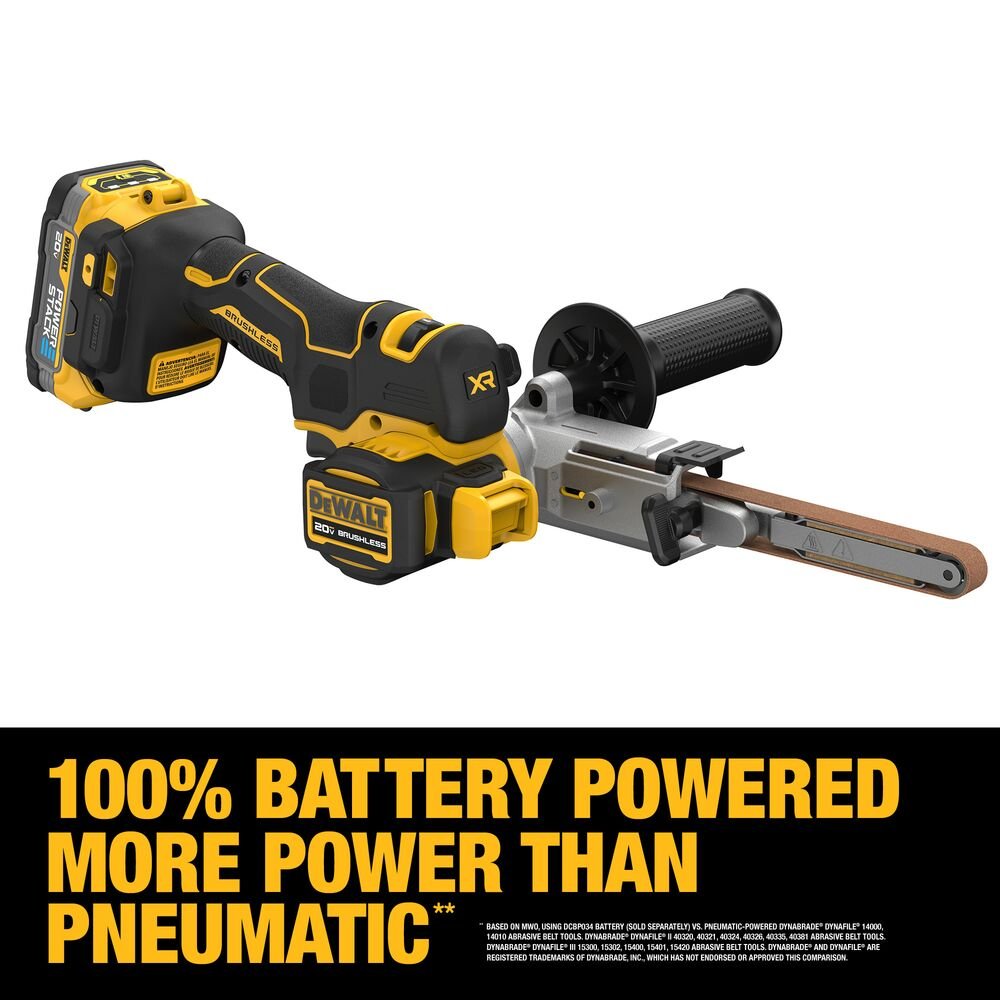 DeWALT DCM200E1 20V XR 18" Brushless Cordless Li-Ion Bandfile Kit - Image 7