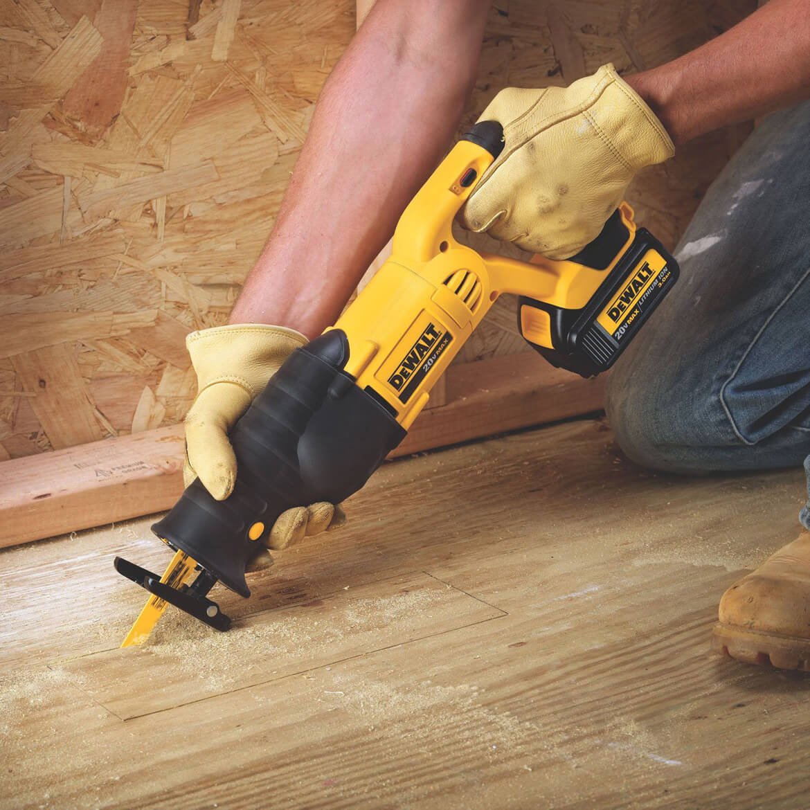 DeWALT DCS380B 20V MAX 1-1/4" Lithium-Ion Cordless Reciprocating Saw - Bare Tool - Image 2