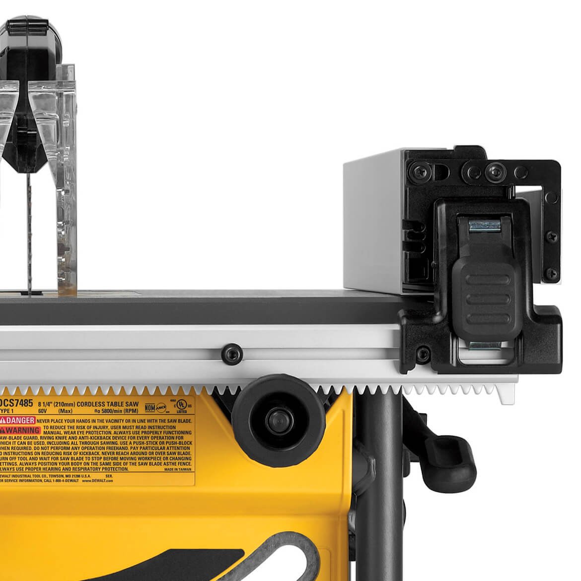 DeWALT DCS7485B-KIT 60V Cordless Li-Ion Table Saw w/ 6AH 2-PK Battery Kit - Image 10