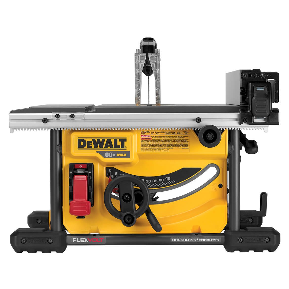 DeWALT DCS7485B-KIT 60V Cordless Li-Ion Table Saw w/ 6AH 2-PK Battery Kit - Image 2