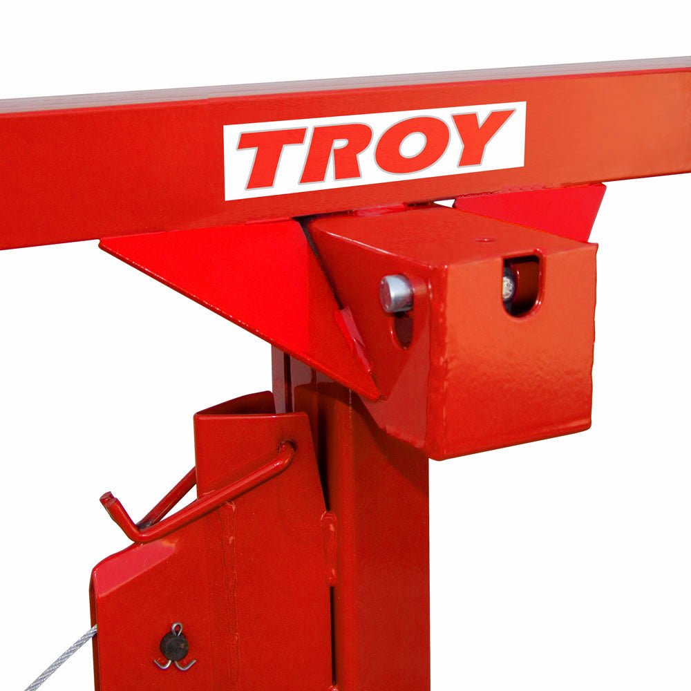 Troy DPH1116 11' Drywall Rolling Lifter Panel Hoist Jack Lockable w/ Extension - Image 3