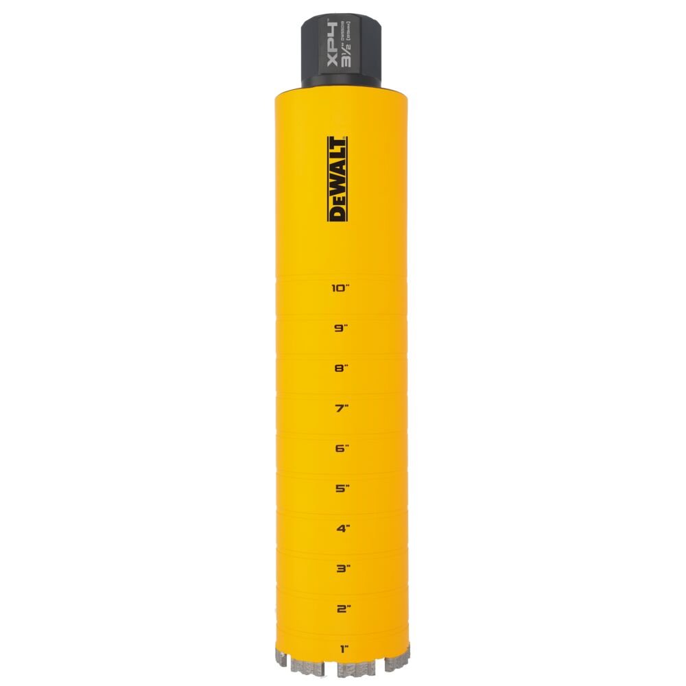 DeWALT DW55018 3-1/2" X 15" Cordless Diamond Core Bit w/ Recessed Grooves - Image 2