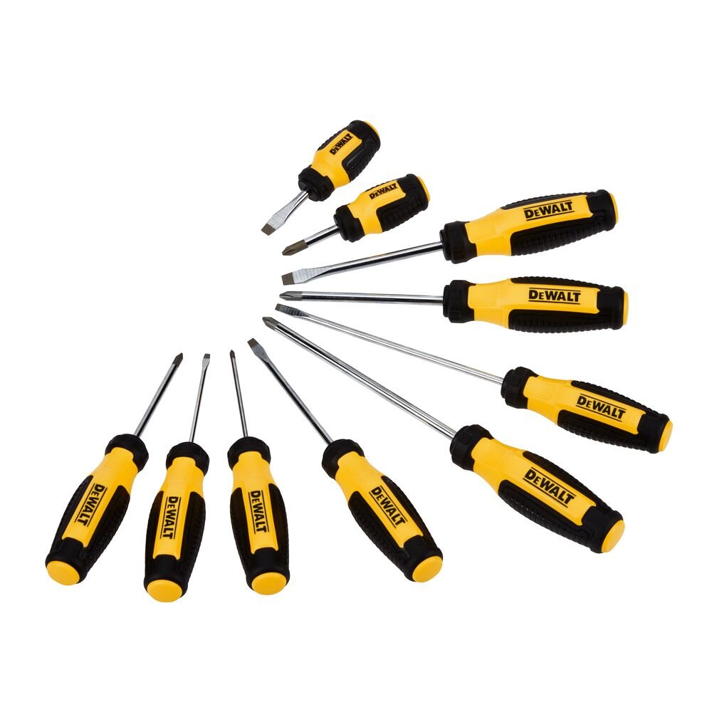 DEWALT DWHT65201 Durable Ergonomic Magnetic Screwdriver Set - 10 PC - Image 2