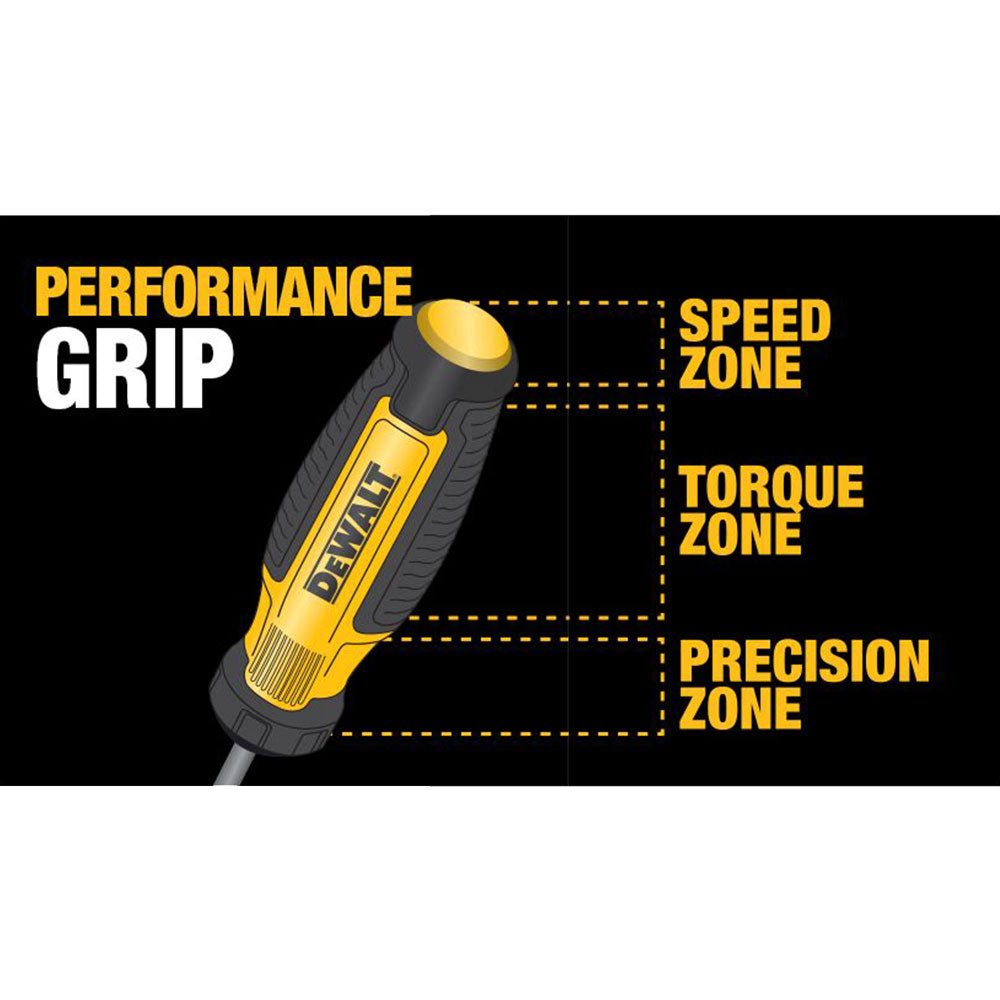 DEWALT DWHT65201 Durable Ergonomic Magnetic Screwdriver Set - 10 PC - Image 4