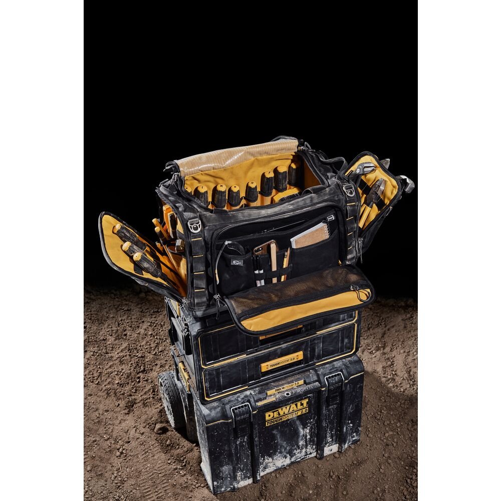 DeWALT DWST08300-KIT TOUGHSYSTEM 2.0 Large Toolbox w/ 50-Pocket Tool Bag - Image 7
