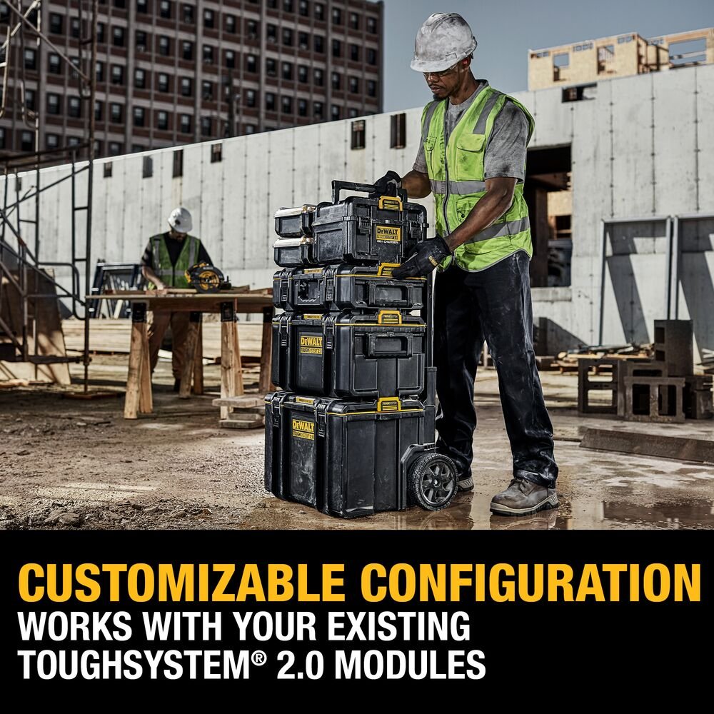 DeWALT DWST08450-KIT1 TOUGHSYSTEM 2.0 Rolling Toolbox w/ Dual-Port Charger - Image 9