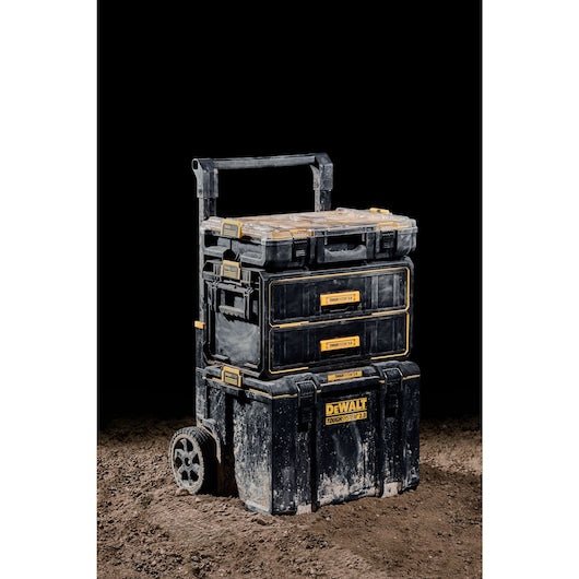 DeWALT DWST08450-KIT3 TOUGHSYSTEM 2.0 Rolling Toolbox w/ 2-Drawer, Organizer - Image 8
