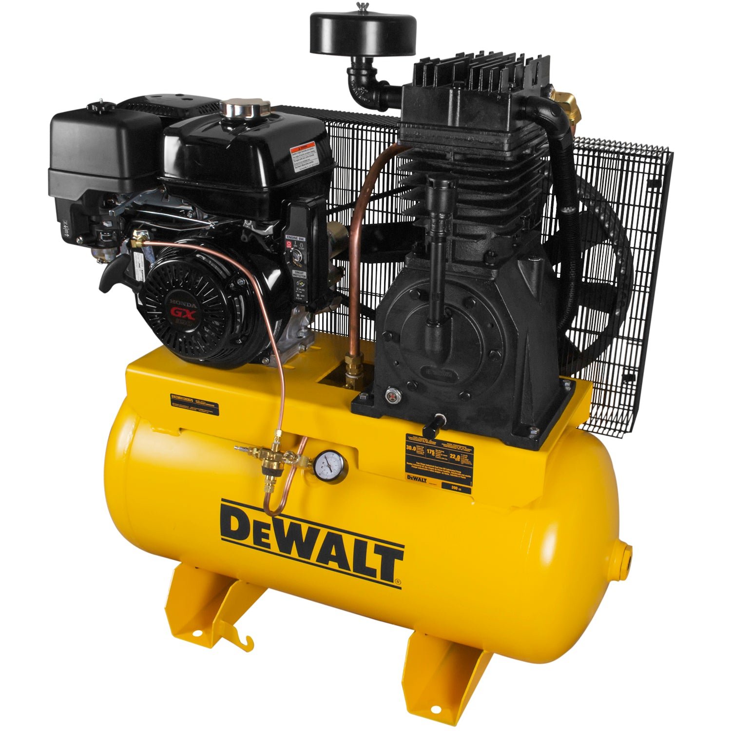DeWALT DXCMH1393075 30 Gallon 175 PSI Horizontal Truck Mount Air Compressor - Image 5
