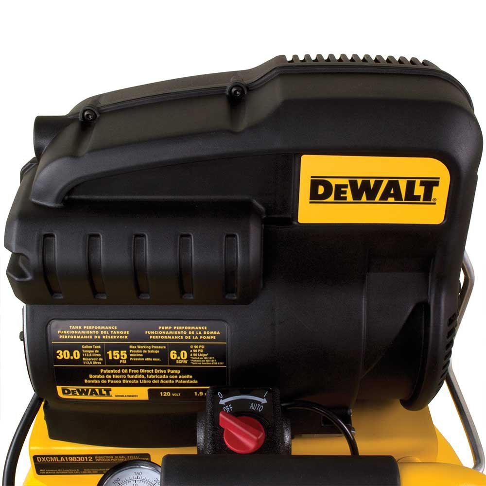 DeWALT DXCMLA1983012 30 Gallon Portable Electric Air Compressor - Image 8