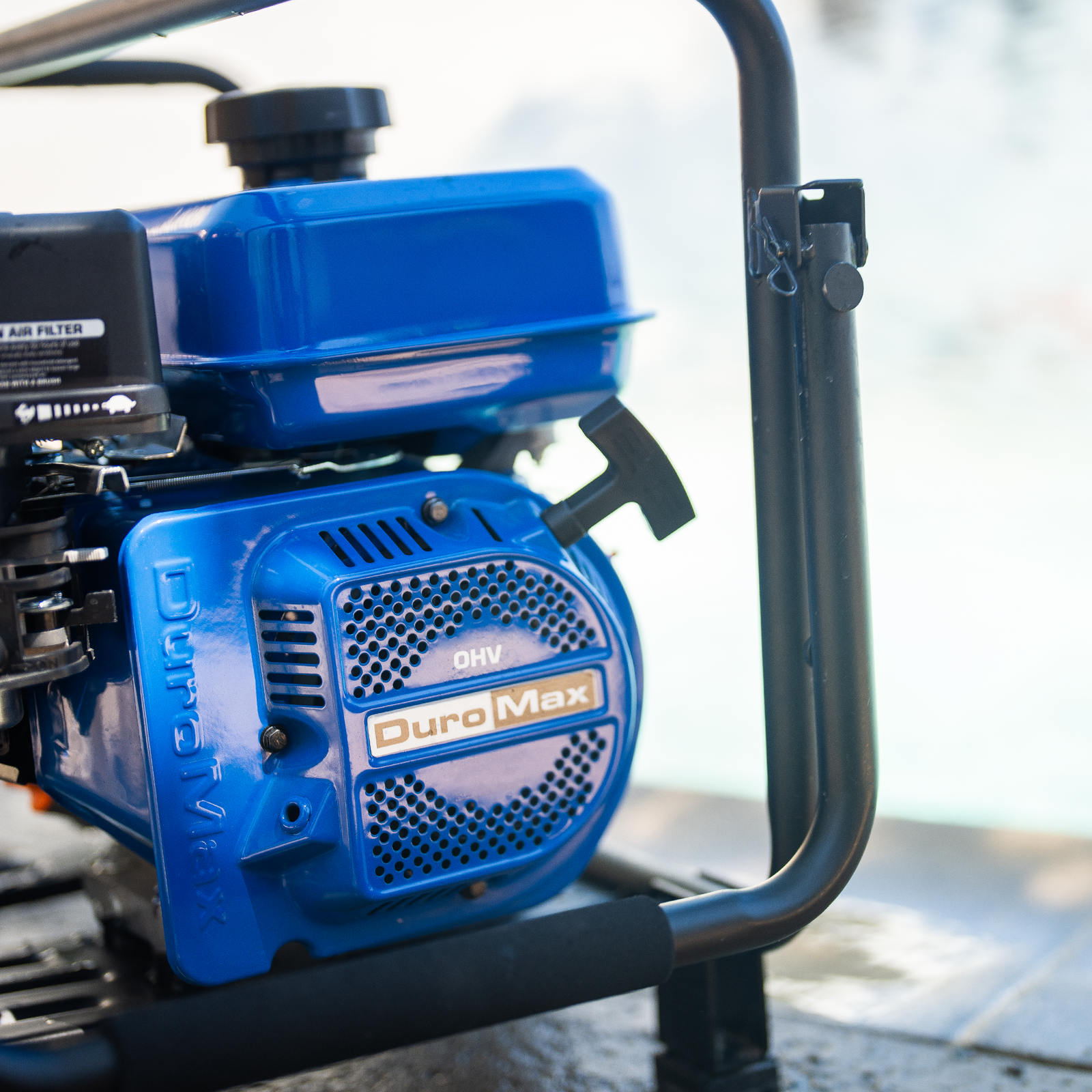 DuroMax XP7HP 208cc 3/4" Shaft Recoil Start Horizontal Gas Powered Engine - Image 7