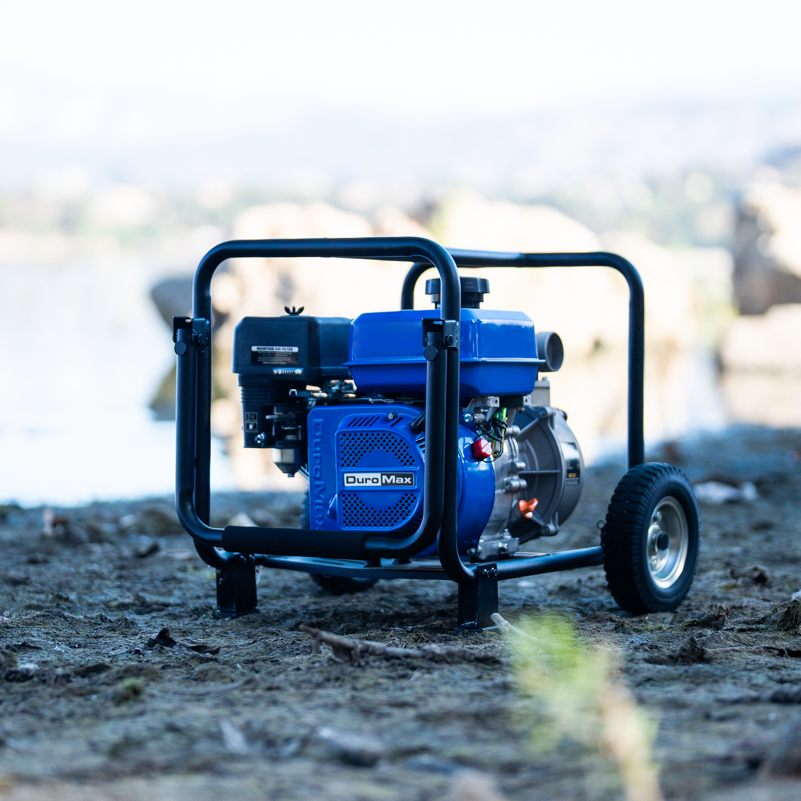 DuroMax XP7HP 208cc 3/4" Shaft Recoil Start Horizontal Gas Powered Engine - Image 8