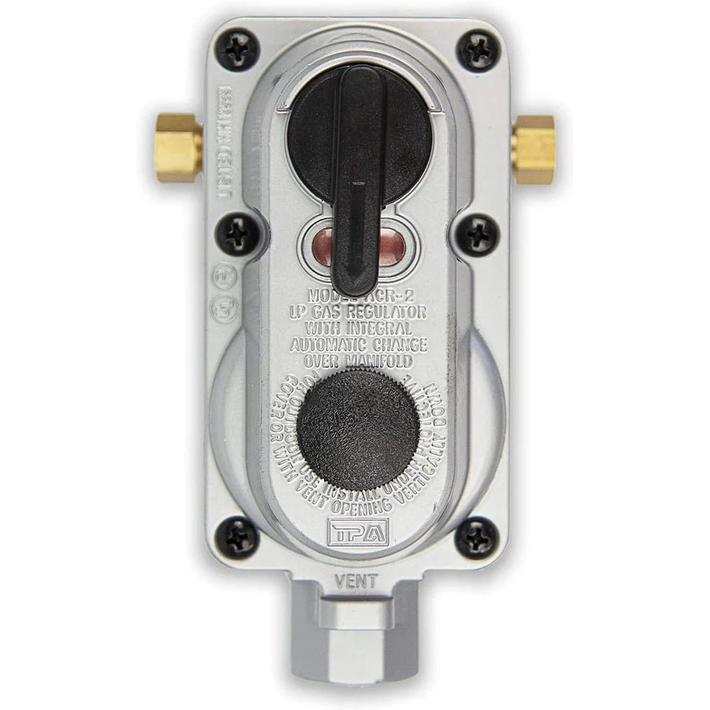 Flame King KT12ACR-2 2 Stage Auto Propane Gas Regulator w/ 2 - 12" Pigtails - Image 6