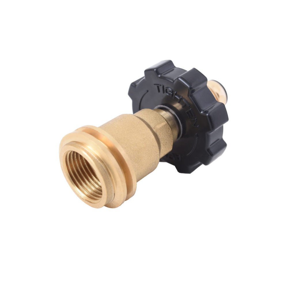 Flame King POL01JT002 Brass POL to QCC1 Type 1 Female Connection Adapter - Image 2