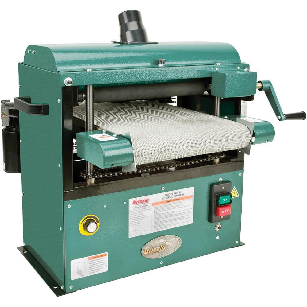 Grizzly G0459 115V 12 Inch 1-1/2 HP Baby Drum Sander - Image 2