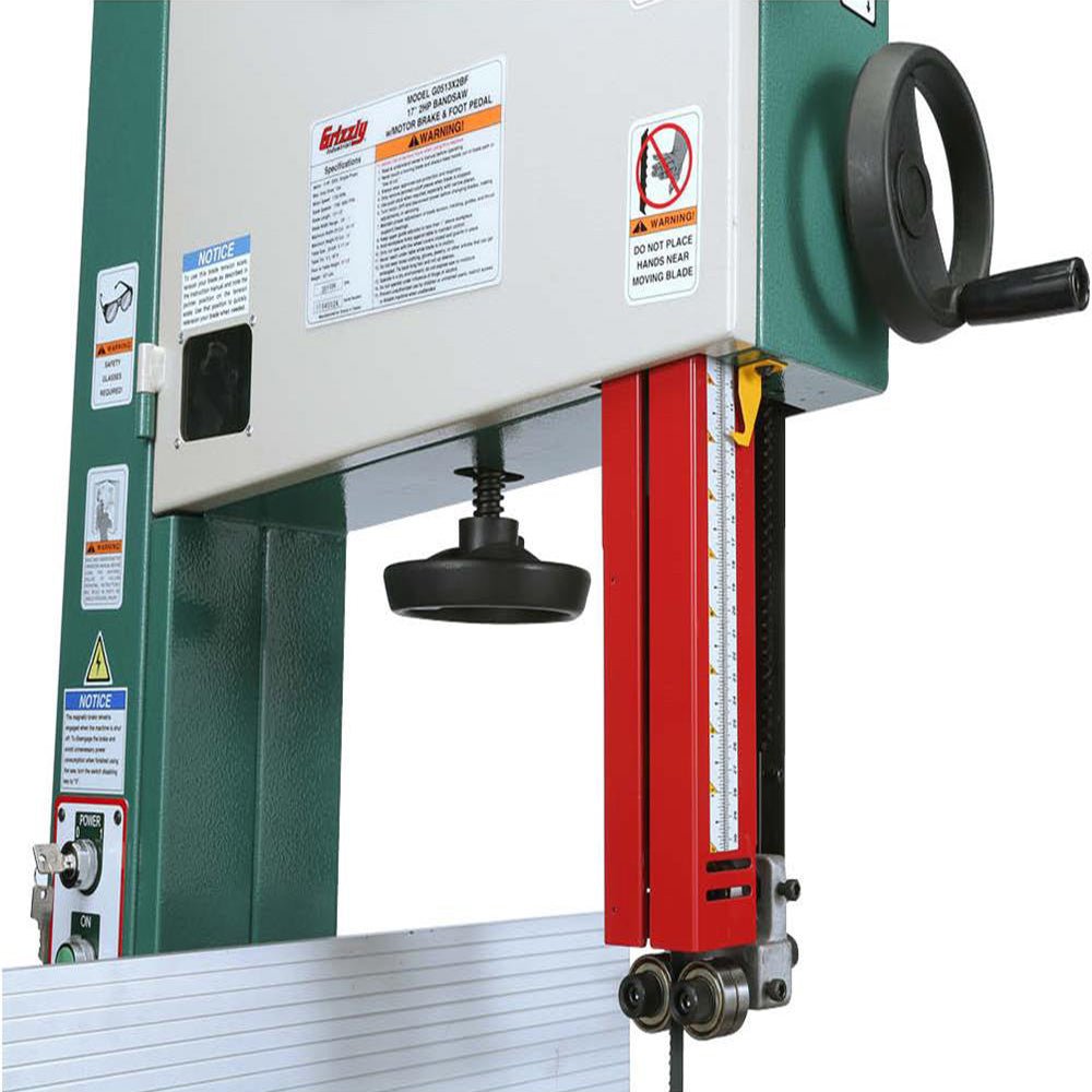 Grizzly G0513X2BF 220V 17 In 2 HP Extreme-Series Bandsaw with Cast-Iron Trunnion - Image 2