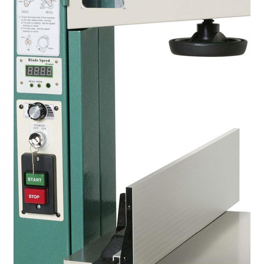 Grizzly G0640X 220V 17 Inch 2 HP Metal/Wood Bandsaw Inverter Motor - Image 6