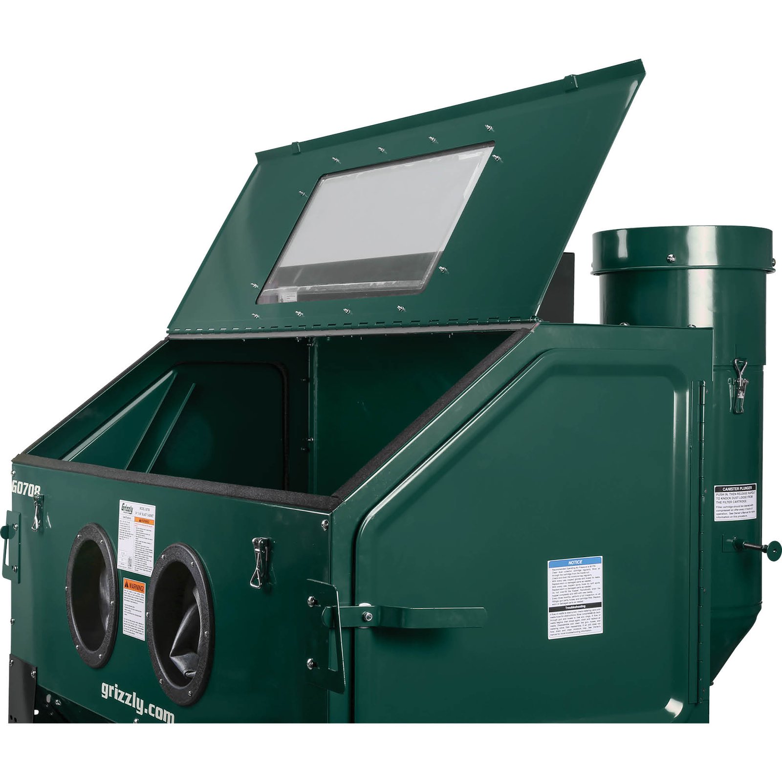 Grizzly G0708 110V 24 Inch x 48 Inch Blast Cabinet - Image 5