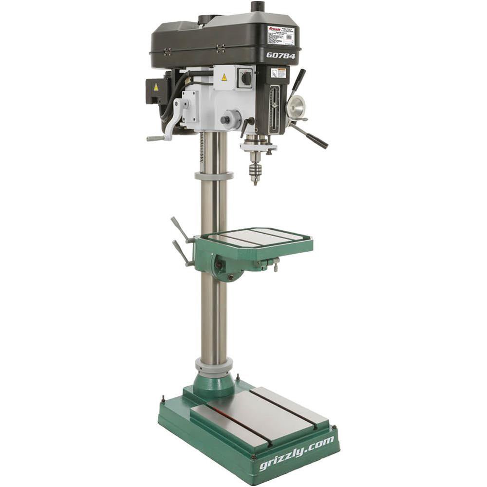 Grizzly G0784 220V 15 Inch Heavy-Duty Floor Drill Press - Image 2