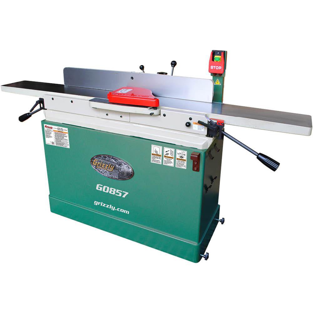 Grizzly G0857 230V 8 Inch x 76 Inch Parallelogram Jointer with Mobile Base - Image 5