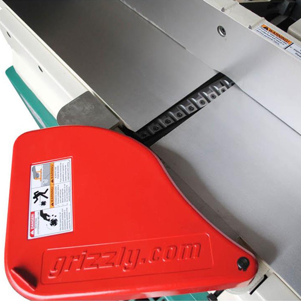 Grizzly G0858 230V 8 x 76 Parallelogram Jointer Spiral Cutterhead Mobile Base - Image 3