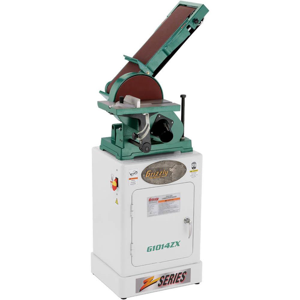 Grizzly G1014ZX 110V/220V 6 Inch x 48 Inch Belt Combo Sander Cabinet Stand - Image 8