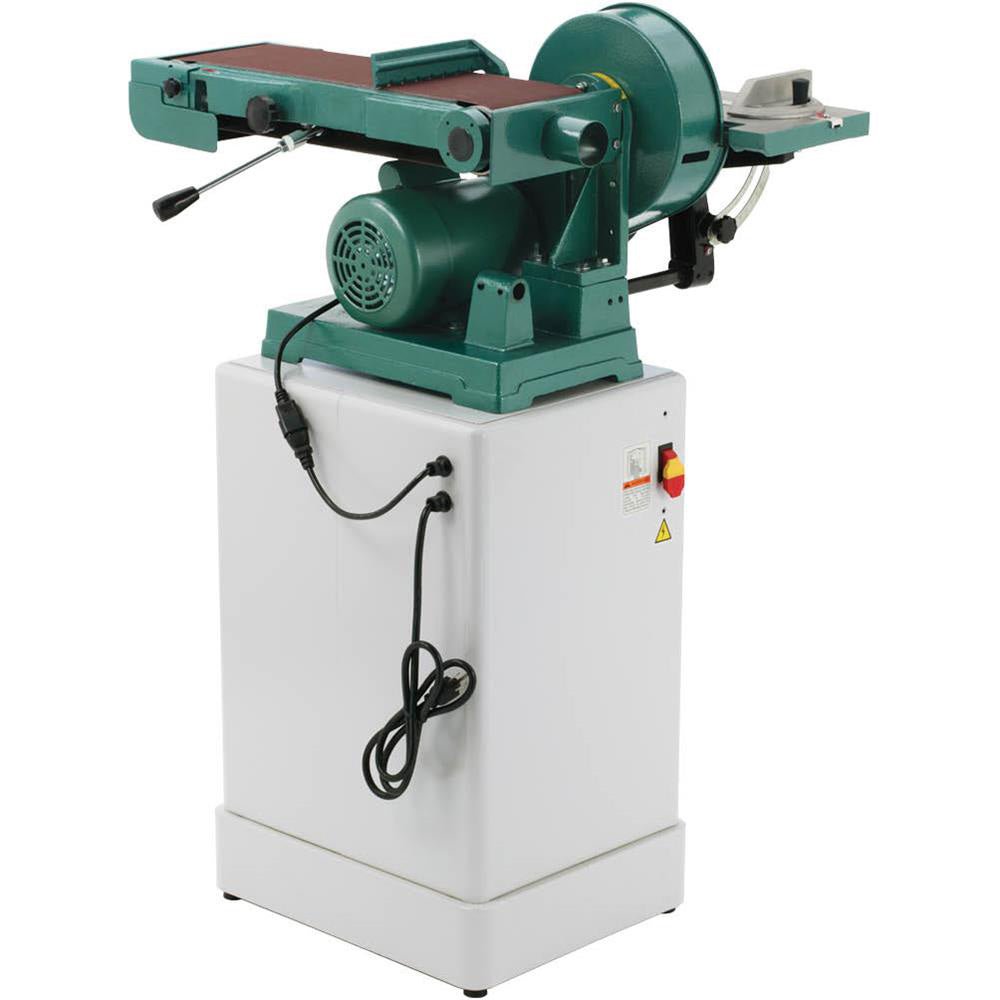 Grizzly G1014ZX 110V/220V 6 Inch x 48 Inch Belt Combo Sander Cabinet Stand - Image 9