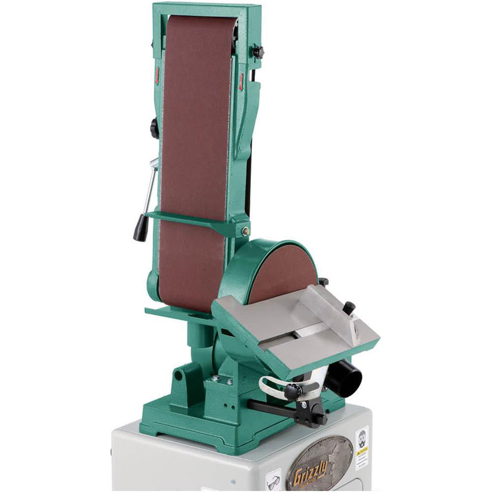 Grizzly G1014ZX 110V/220V 6 Inch x 48 Inch Belt Combo Sander Cabinet Stand - Image 10