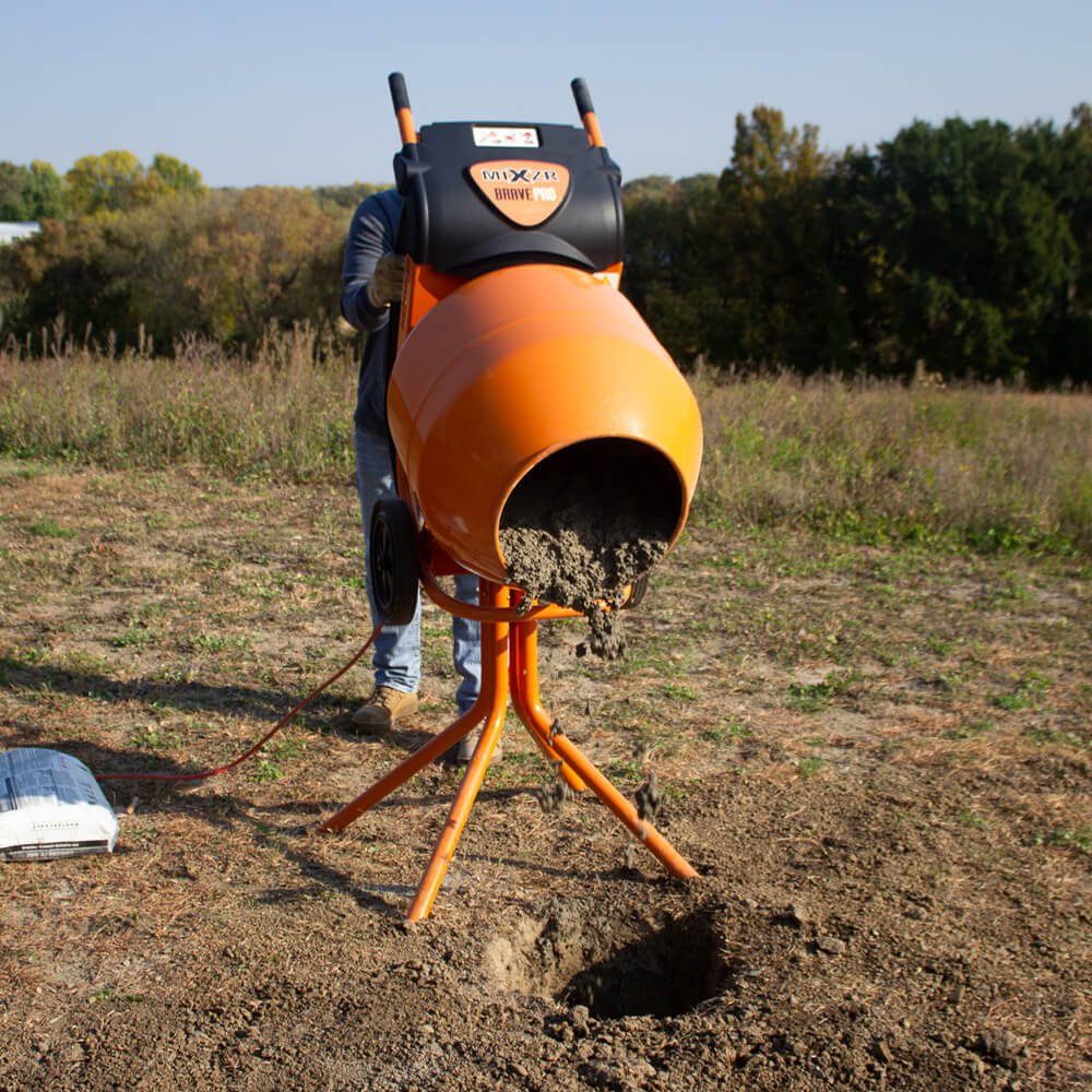 Brave GPE211005 MIXZR 5-Cu. Ft. Direct Drive Cement Mixer Includes Stand - Image 8