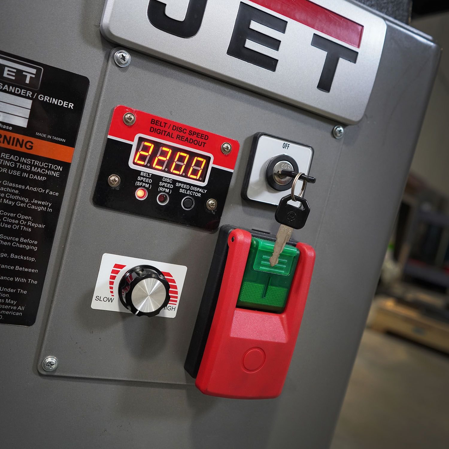 Jet JT1-112 J-64812VS 6" x 48" Belt w/ 12" Disc Finishing/Grinding Machine - Image 6