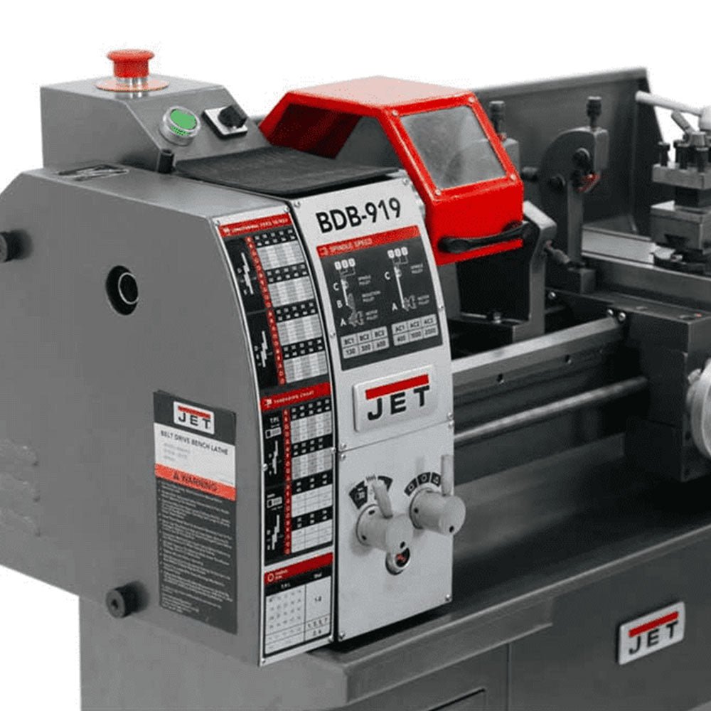 JET 321370K BDB-919 115V 3/4 HP Belt Drive Bench Lathe w/ Stand - Image 2