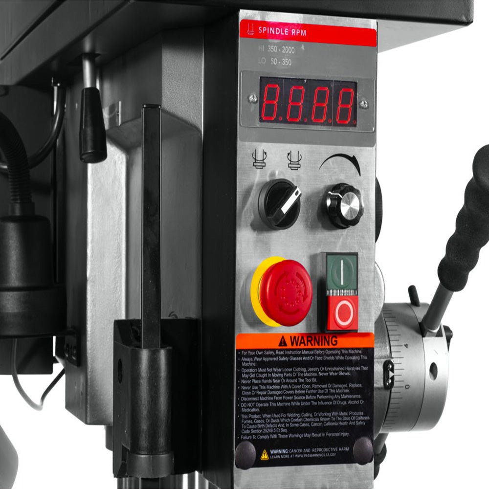 Jet 354250 JDPE-20EVS-PDF 115V 1-1/4 Inch Electronic Variable Speed Drill - Image 2