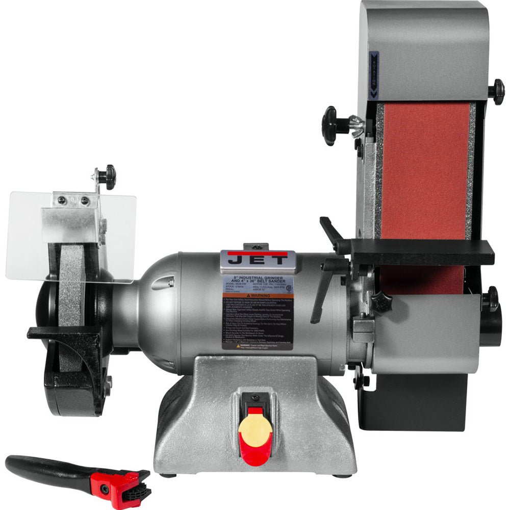 Jet 578436 IBGB-436 115/230V 8 Inch Industrial Grinder 4 x 36 Inch Belt Sander