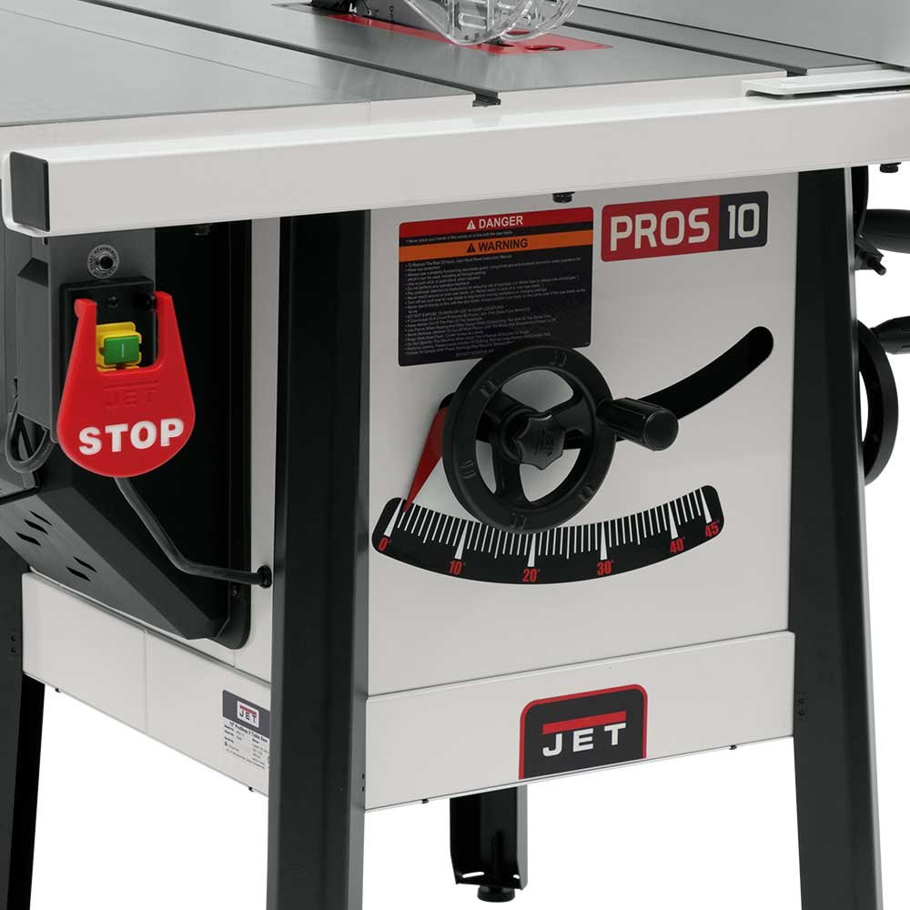 Jet 725000K 115-Volt 10-Inch Cast Wing Riving ProShop Table Saw w/ 30-Inch Rip - Image 2