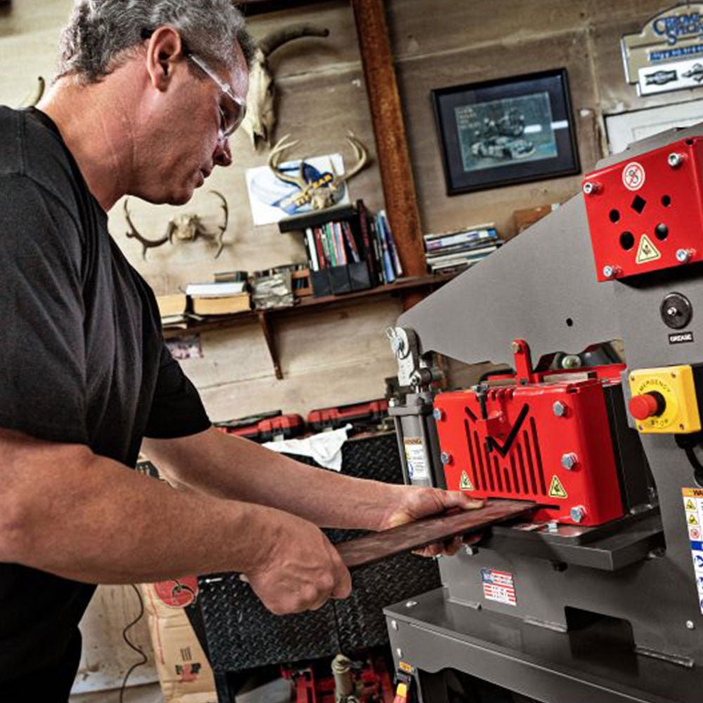 Jet JIW-45T 115V 45 Ton 1 Phase Ironworker w/ 4 Workstations - Image 7